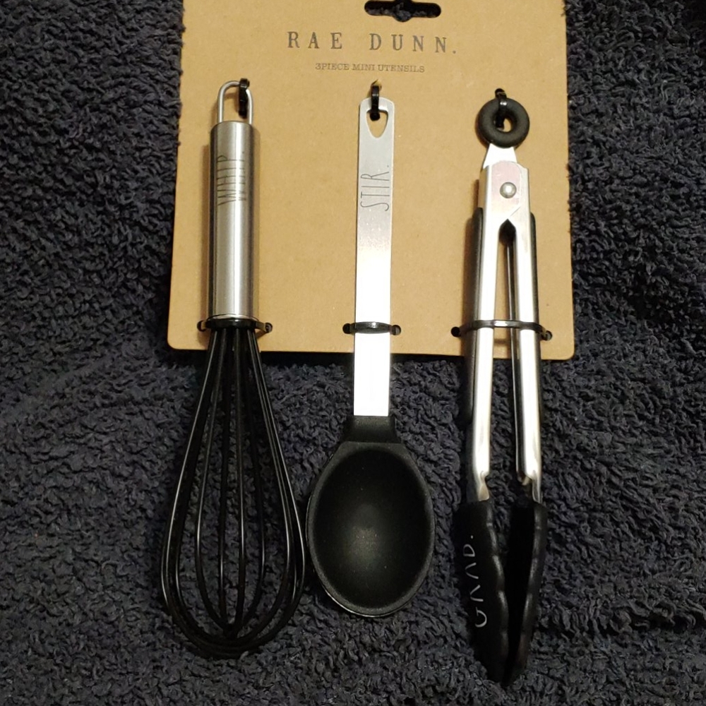 Rae Dunn 3 Piece Mini Utensils